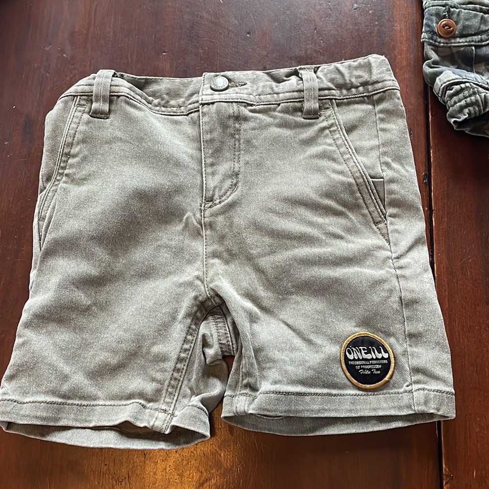 Three pair Quiksilver/surf brand toddler shorts